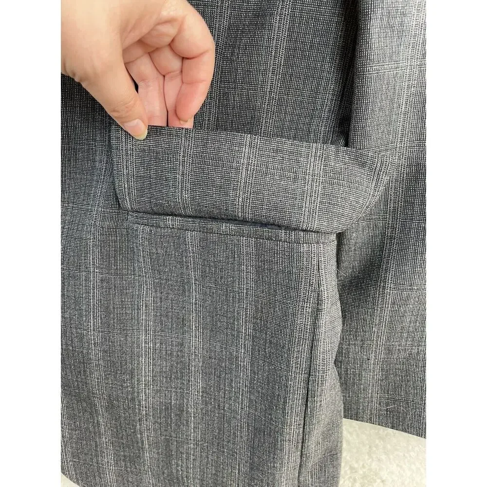 Richmann Brothers Wool Blazer Mens Sz 42 Gray Embassy Square Suit Jacket READ
